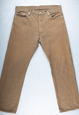 90s Levis 501 Brown Red Tab Jeans - B2504