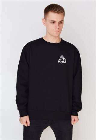 BLACK BUDDHA SWEATSHIRT