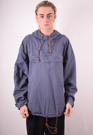 LEVI'S MENS VINTAGE PULLOVER JACKET XL BLUE 90S