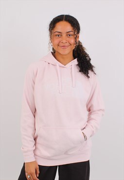 Vintage Women's 90's The North Face Pink Pullover Hoodie