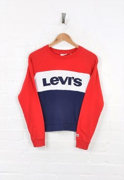 Vintage Levi's Sweater Red Ladies Small CV11733