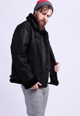 VINTAGE SHEARLING SHEEPSKIN COAT