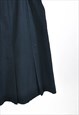 VINTAGE 80S MIDI SKIRT IN BLACK