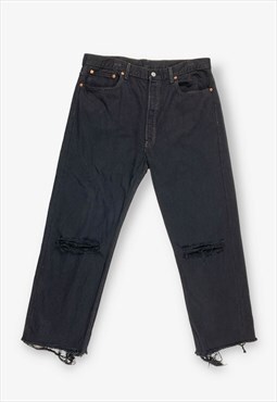 Vintage levi's 501 raw cut straight jeans w36 l28 BV17450