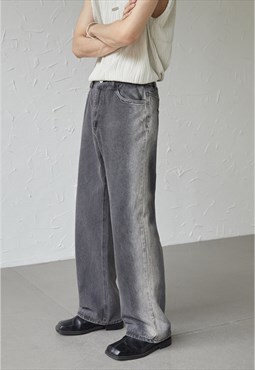 Women's washed grey distressed jeans SS2022 VOL.6