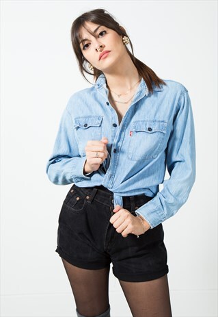VINTAGE LEVI'S DENIM SHIRT / S5342