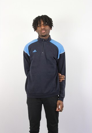 VINTAGE ADIDAS NAVY SWEATSHIRT