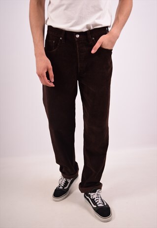VINTAGE LEVI'S 462 CORDUROY TROUSERS BROWN