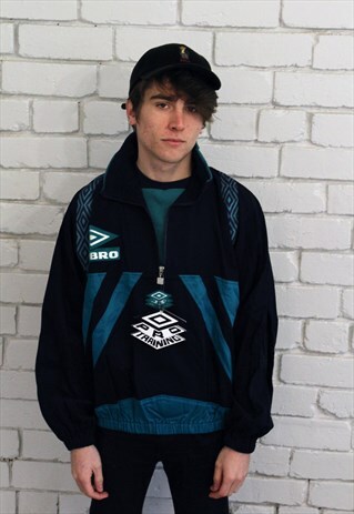VINTAGE 90S DEADSTOCK UMBRO DRILL TOP