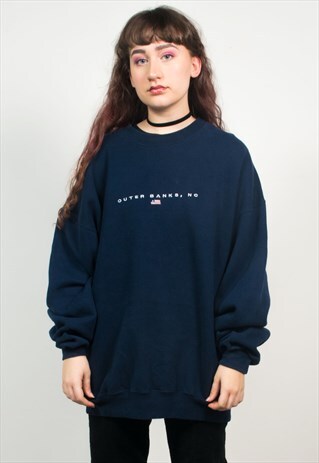 VINTAGE 90'S USA EMBROIDERED SWEATSHIRT