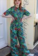 RUN AND FLY JUNGLE PRINT  JUMPSUIT