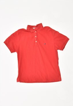 Vintage 00's Y2K Tommy Hilfiger Polo Shirt Red