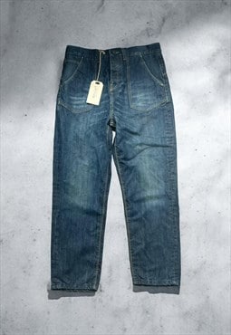 Mens Y2K Baggy Soviet Jeans