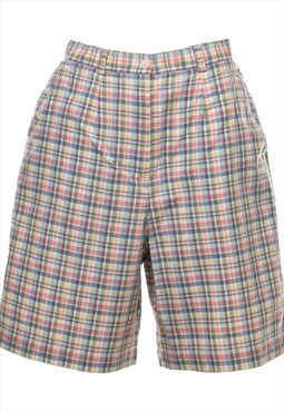Vintage Liz Claiborne Checked Shorts - W27