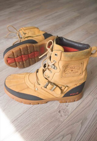 RETRO POLO RALPH LAUREN TENARD BOOTS LOGO 90S X 59