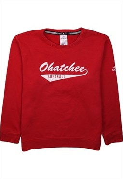 Vintage 90's Adidas Sweatshirt Ohatchee Softball Crew Neck