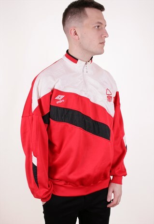 90S VINTAGE UMBRO 1/4 ZIP SWEATSHIRT AA9069