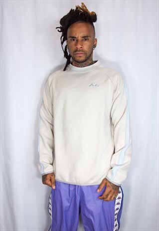 KAPPA EMBROIDED VINTAGE SWEATSHIRT