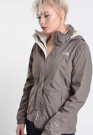 VINTAGE THE NORTH FACE WATER RESISTANT JACKET BROWN