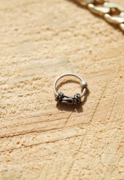 Sterling Silver Individual Bali Nose Ring