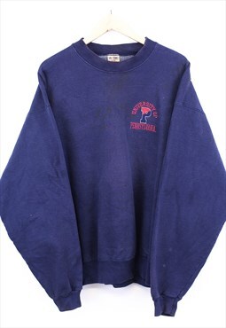 Vintage Pennsylvania Sweatshirt Navy Pullover With Logo