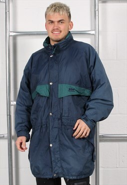Vintage Helly Hansen Jacket in Navy Windbreaker Rain Coat XL