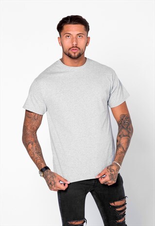54 FLORAL SUPREME STAPLE T-SHIRT - HEATHER GREY