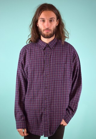 VINTAGE 90'S CHECKED SHIRT