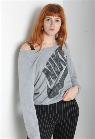 VINTAGE NIKE SWEATSHIRT GREY