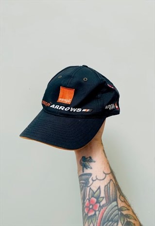 Vintage Rare Orange Arrows F1 Racing Embroidered Hat Cap