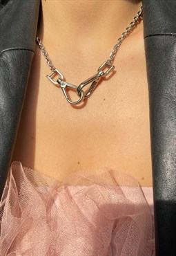 Authentic Prada Double Clasp - Reworked Necklace