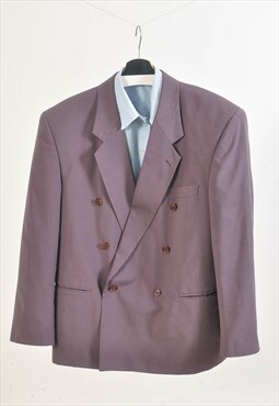 Vintage 80s double breasted blazer jacket