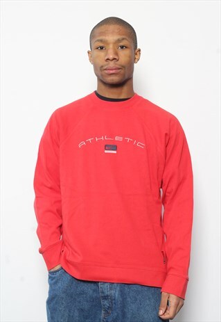 VINTAGE NIKE LOGO SWEATSHIRT RED