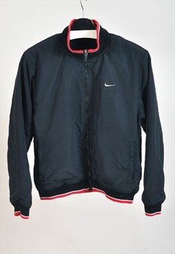 Vintage 00s Nike bomber jacket in black