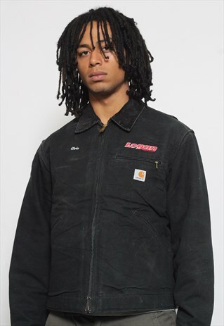 VINTAGE CARHARTT BLACK WORKWEAR JACKET