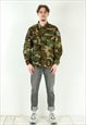 Vintage Portuguese M Field Cargo Jacket Army Camo Military