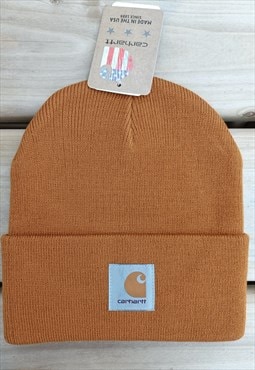 New Wool Carhartt Knitted Logo Beanie Hat