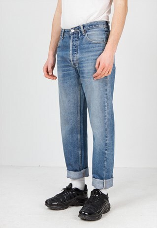 VINTAGE BLUE LEVI'S 501 FIT DENIM JEANS