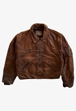 Vintage Men's Redskins Type B32 Studded Leather Jacket