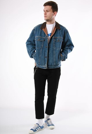 90S VINTAGE MARLBORO CLASSICS OLDSCHOOL DENIM JACKET 13828