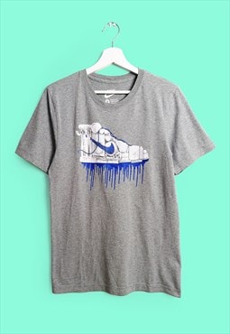 Vintage 90's Y2K Nike Graffiti Print Football Unisex T-shirt