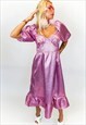 JUNGLECLUB METALLIC PINK 90'S PARTY DRESS 