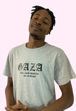  baad t-shirt (grey) gaza the new world