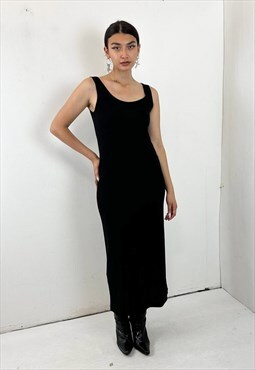 Vintage 90s DKNY black dress 
