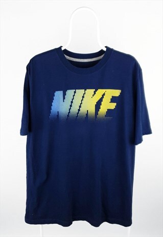 blue and yellow nike t shirt