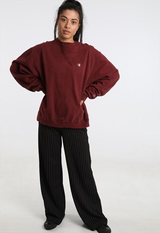 90S CHAMPION EMBROIDERED LOGO SWEATSHIRT