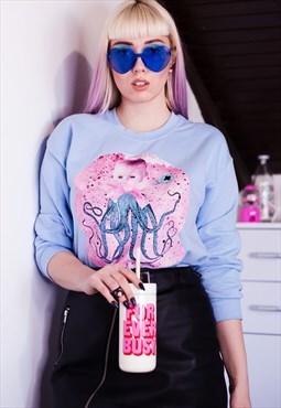 Baby Kraken Blue Sweater