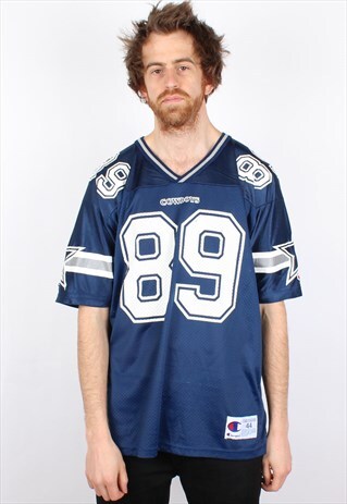 VINTAGE CHAMPION DALLAS COWBOYS JERSEY SHIRT