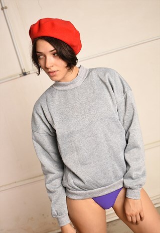 NEW SLOUCHY ATHLEISURE BASICS SWEATSHIRT JUMPER