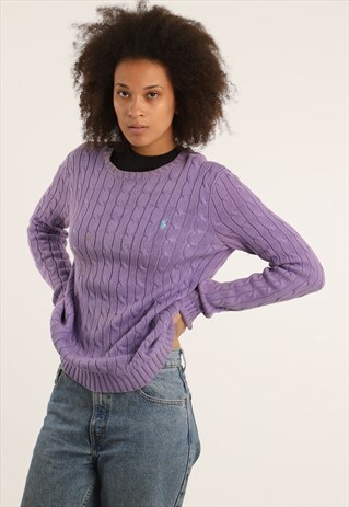 VINTAGE POLO RALPH LAUREN EMBROIDERED LOGO SWEATSHIRT